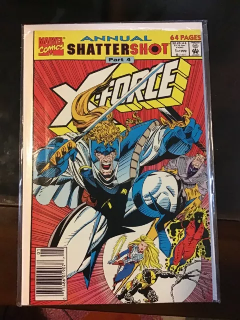 X-Force ANNUAL #1 1992 MARVEL COMIC BOOK 8.0 NEWSSTAND V1-95