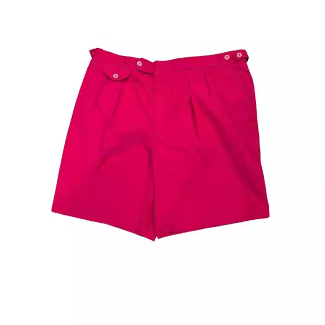 VINTAGE 90S TITLEIST Hot Pink Pleated Golf Chino Shorts Mens Waist 40 ...