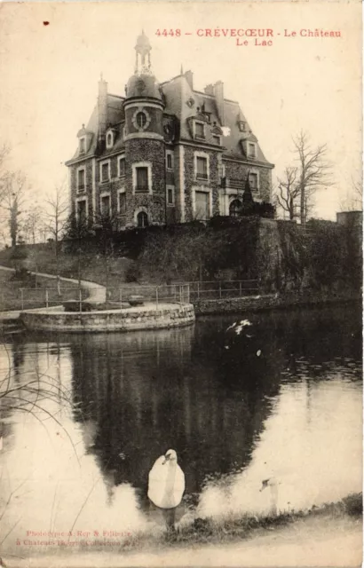 CPA AK CREVECOEUR Le Chateau Le Lac (424066)