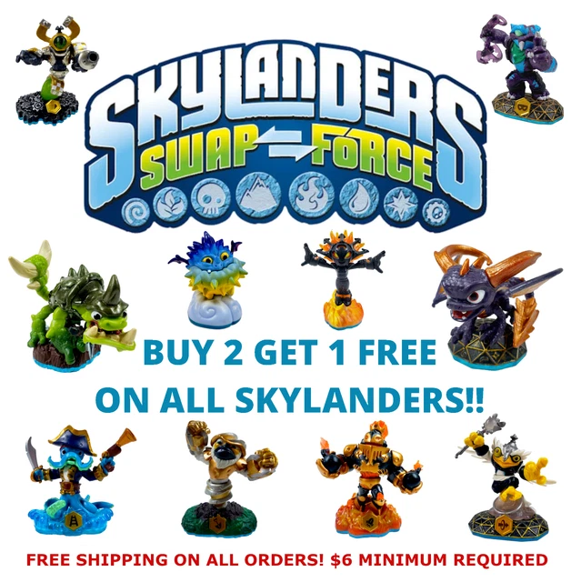 Skylanders: Swap-Force - Figure Lot ⭐ Buy 2 Get 1 Free