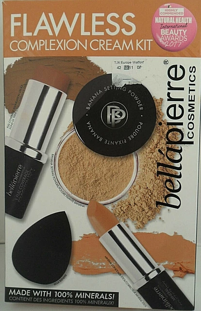Bellapierre 4 Stck. Mineral Makellos Teint Creme Kit ~ Tief ~ Uvp £60