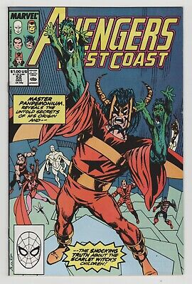 Avengers West Coast #52 - Origin of Tommy & Billy Maximoff - John Byrne Art