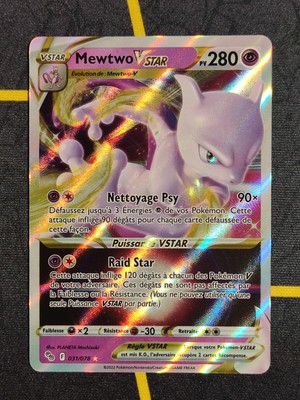 Carte Pokémon Mewtwo V STAR 031/078 EB10.5 Pokémon Go - FR Neuf