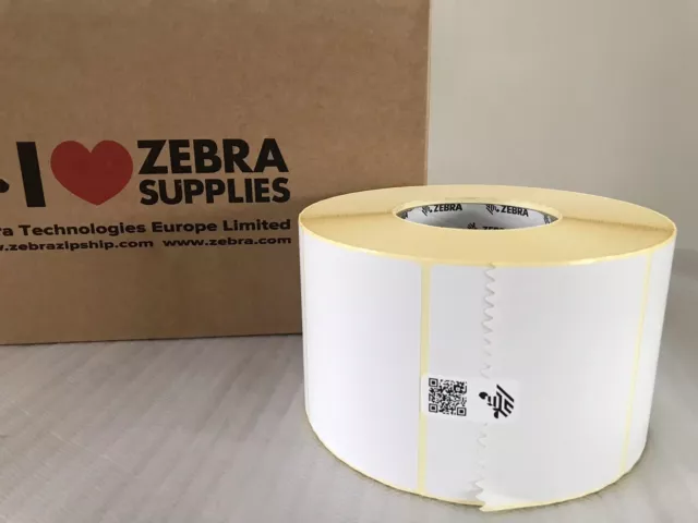 Box Of Zebra Z-Select 2000D Direct Thermal Paper Zipship Label 101.6 x 76.2 mm