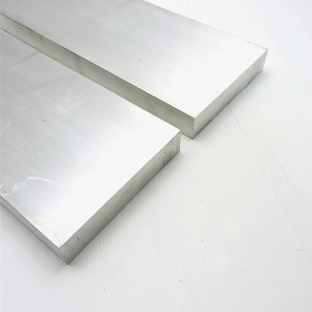 Sourcing Map Barre Plate Carrée En Aluminium, 2 Plaques Plates En