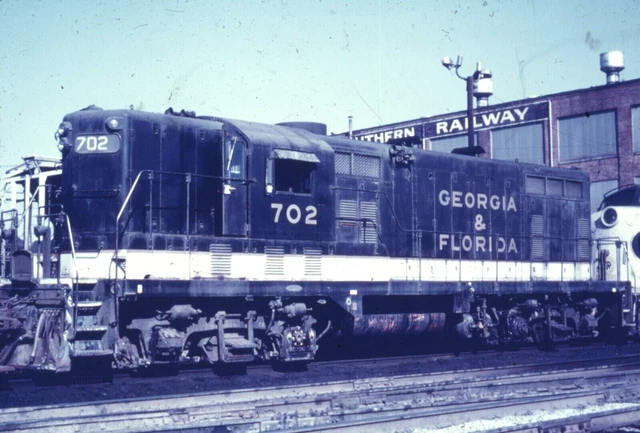 Duplicate  Train Slide Georgia Florida GP-7  #702 Atlanta