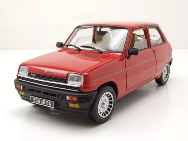 Renault 5 Alpine Turbo R5 1982 Maquette de Voiture Rouge 1:18 Norev