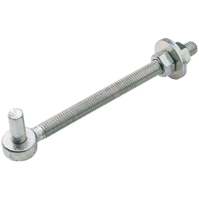 National 5/8 pulgadas x 8 pulgadas Gancho de perno de zinc N130617 paquete de 10 National N130617