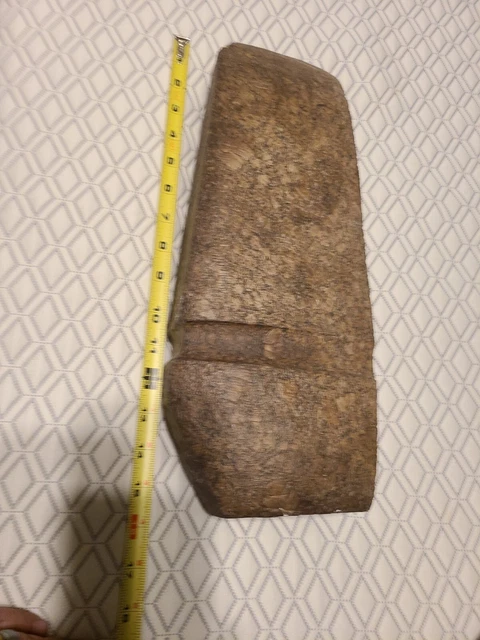 Stunning Granite 16" Native American Ceremonial Ancient Axehead. Rare Piece!