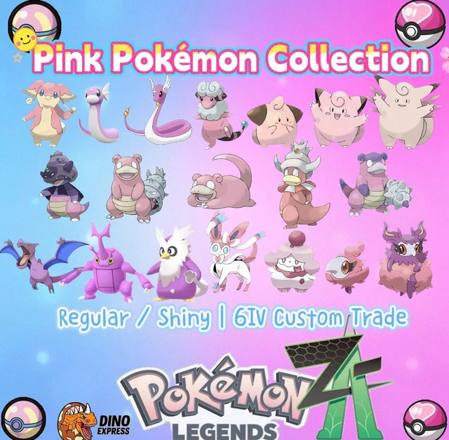 PINK POKEMON COLLECTION🔥POKEMON Legends ZA ZA 6IV Pokémon Fast