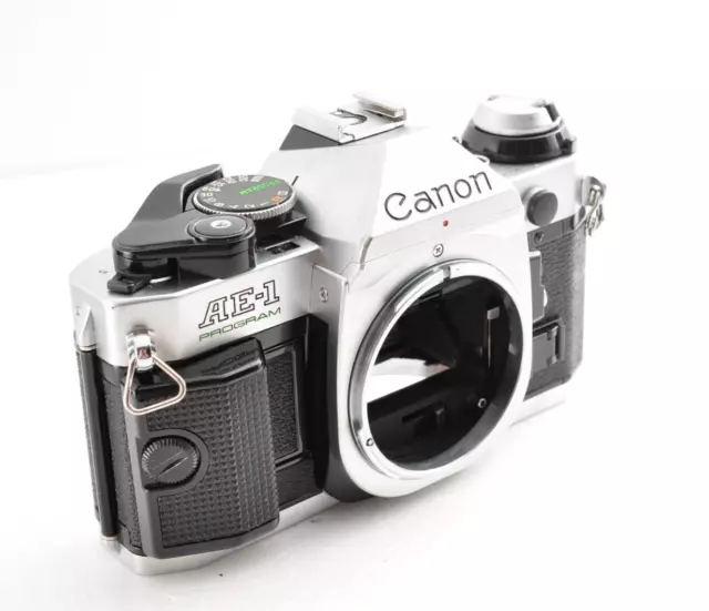 Canon AE-1 Program Fotocamera reflex argento quasi pari al nuovo con... 3