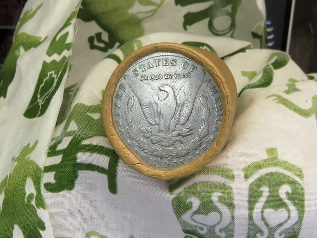 Roll Of 20 Silver Morgan Dollars Cc End / Cc End #L @Pp54