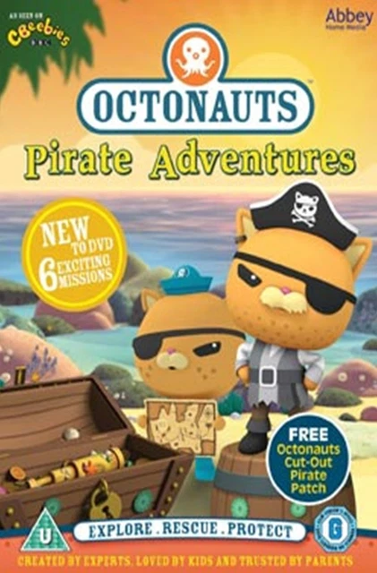 OCTONAUTS - PIRATE Adventures - INCLUDES FREE EYE PATCH (DVD) EUR 10,14 ...