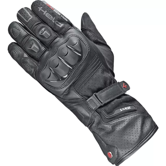 Held Motorrad Handschuhe Gr. K9 Air n Dry 2 II GTX wasserdicht GoreTex schwarz