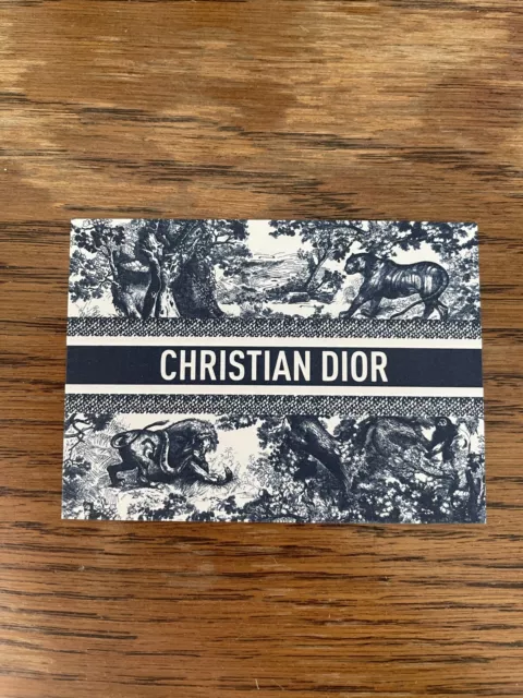 Carte publicitaire - advertising card  -  Christian Dior