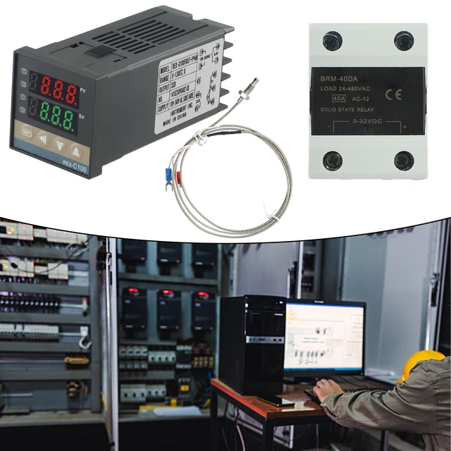 ADVANCED TEMPERATURE CONTROL Package with REXC100 Controller and K ...