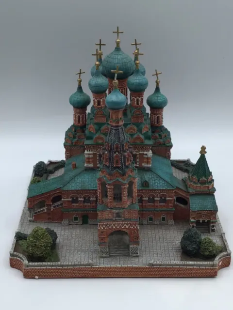 Danbury Mint Church of the Trinity Ostankino Moscow Russian Architectural Model
