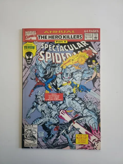 Spectacular Spiderman Annual #12 1992 Marvel Comics Comic Book 1st Venom Solo