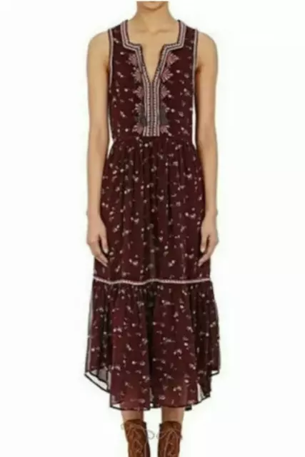 NWOT Ulla Johnson Leena Silk Flora Print Dress