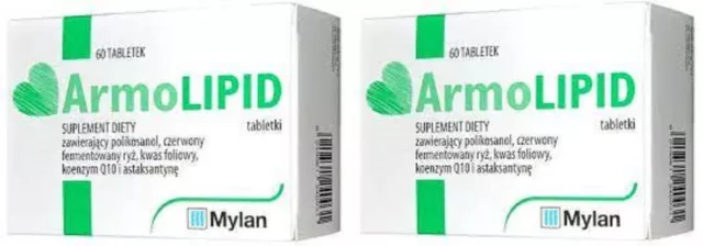 2x ARMOLIPID Cholesterol Herz Saubere Cholesterinspiegel (120 Tabletten)