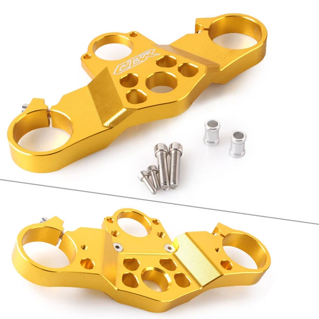 Morsetto superiore superiore anteriore triplo albero per Honda CBR600RR F5 2005 2006 oro