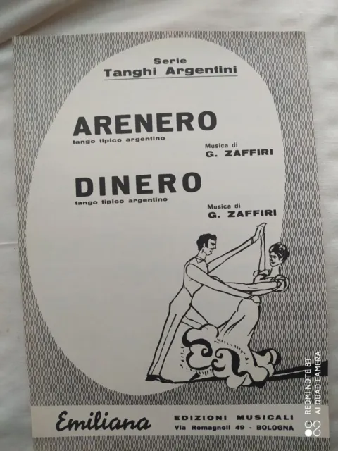 Giuseppe Zaffiri "Arenero" - "Dinero" - 1965 - Edizioni Emiliana - Bologna