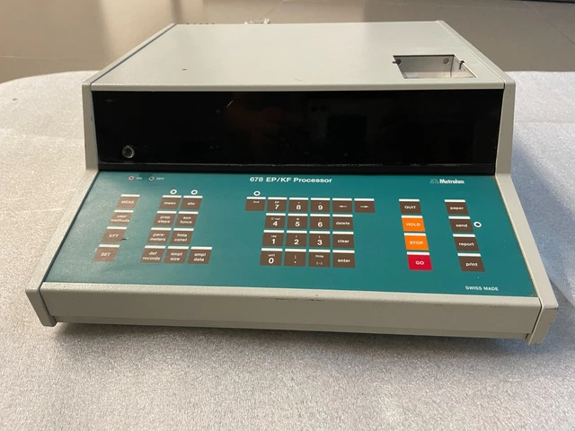 Metrohm 678 EP/KF Processor  (Swiss Made) - 220V Titrator - Pre Owned