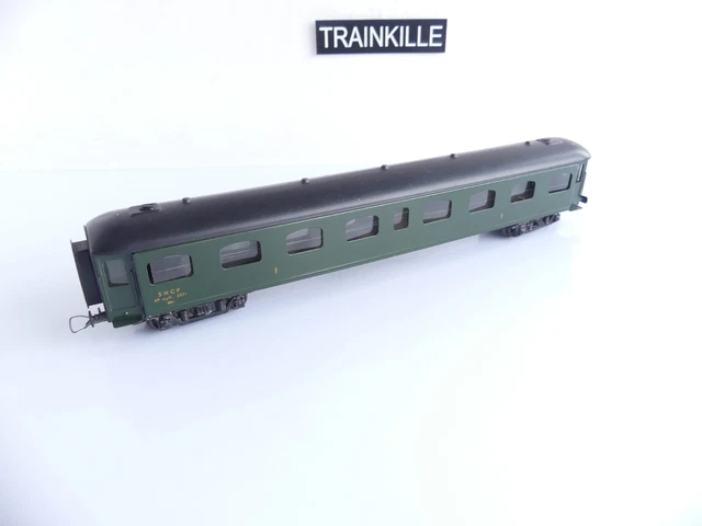 Fourgon HO PMP Métal - Voiture Voyageurs 3e Classe N°11301 - Modélisme Ferroviaire