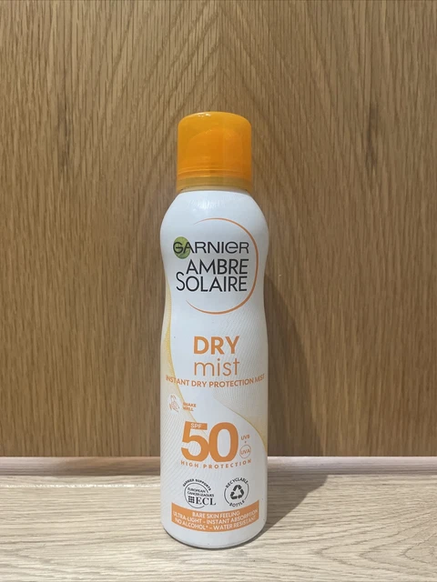 GARNIER AMBRE SOLAIRE Dry Mist Instant Dry Protection Spray Spf 50 ...