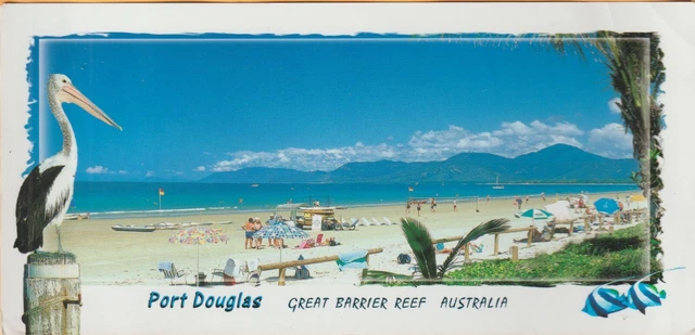 Beach Scene Port Douglas Qld Murray Views 210Mm X 100Mm Postcard