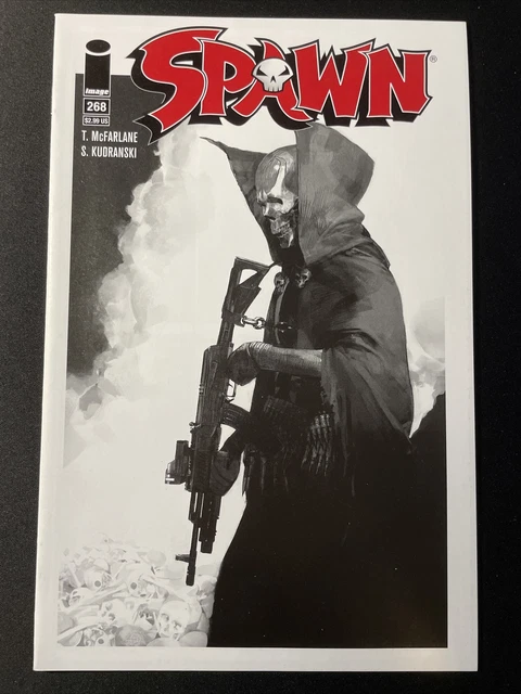 Spawn #268 Black and White Variant Image Comics 1st Print Todd Mcfarlane VF/NM
