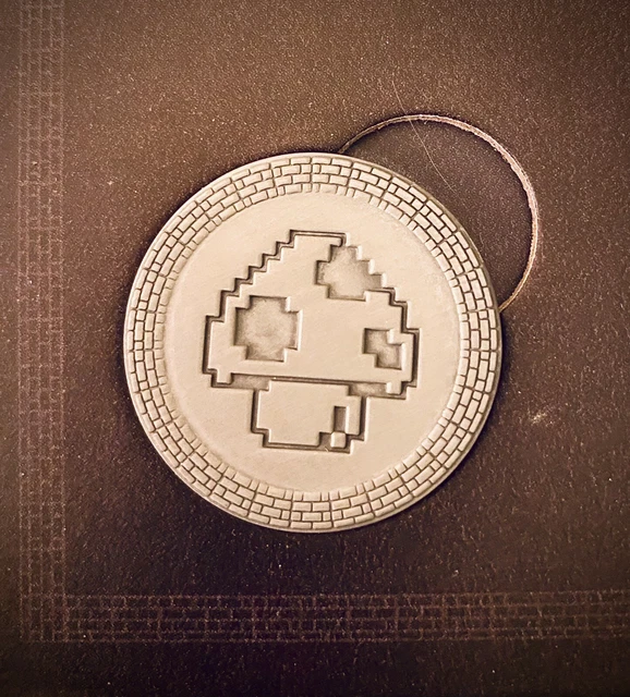 MUSHROOM COIN Super Mario Bros Collectible Coins Think Geek