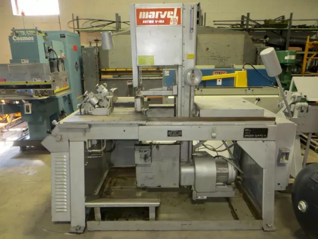 10" Thrt 10" H Marvel V-10A VERTICAL BAND SAW