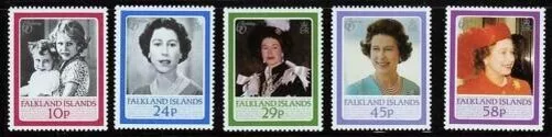 Falklandinseln 1986 Spät Königin Elisabeth II Geburtstag MNH Königshaus