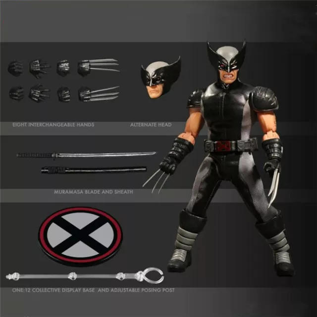 One:12 Marvel Avengers Wolverine Action Figure Collectice Pose Play Display 1 GE