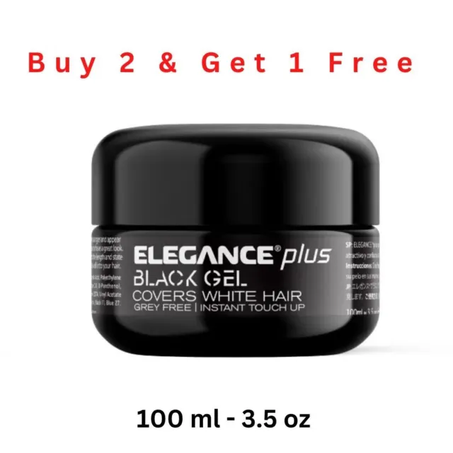 Gel pour cheveux noirs Elegance Plus 100 ml - Cover White Hair Original