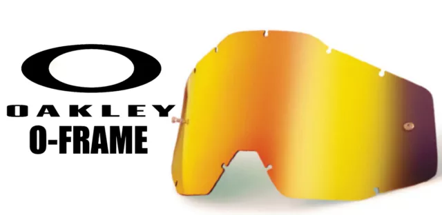 Goggle Shop MX Motocross lens for Oakley 2000 - Mirror Fire