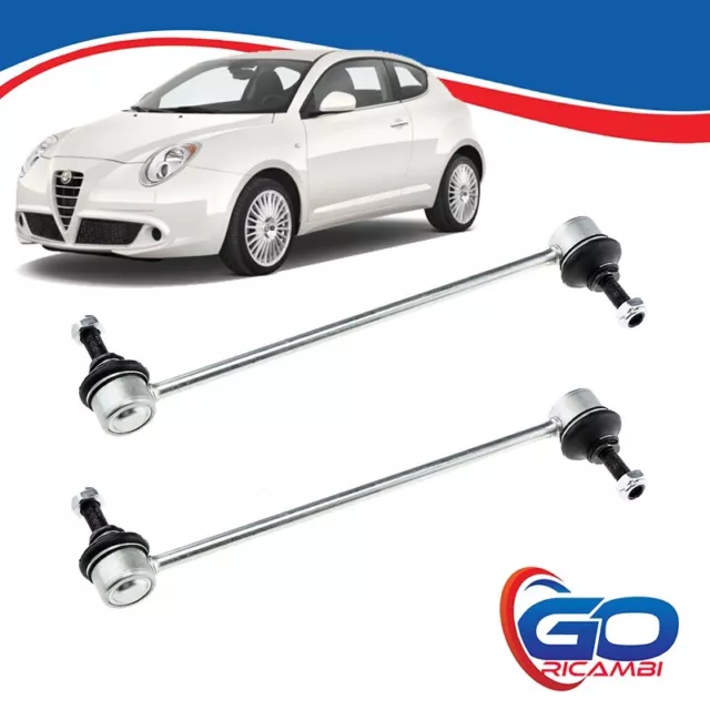 2 Biellette Tiranti Barra Stabilizzatrice Fiat Grande Punto Alfa Mito Ford Focus 3