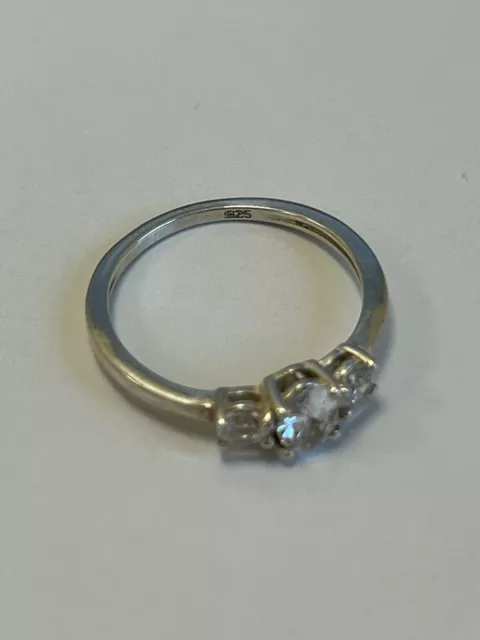 1 Karat Diamant (synthetisch hergestellt) Ring Gr. 52 aus 925 Silber (NP 250 €) 3