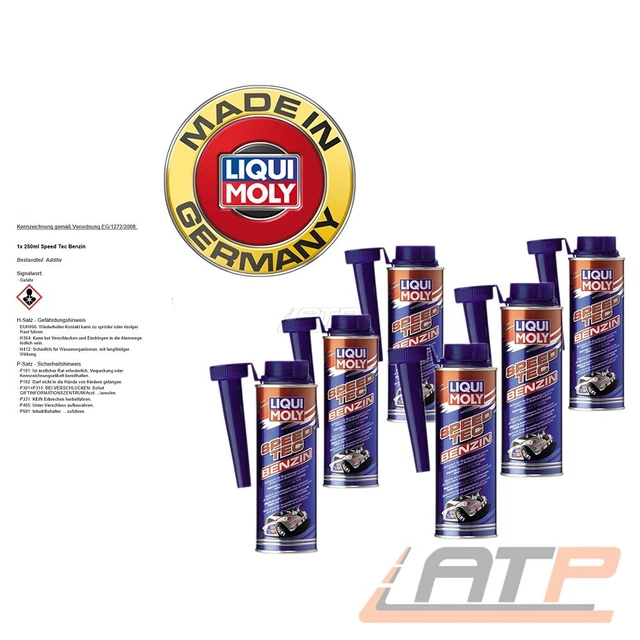 6x 250ml LIQUI MOLY SPEED TEC BENZIN ZUSATZ KRAFTSTOFF-ADDITIV