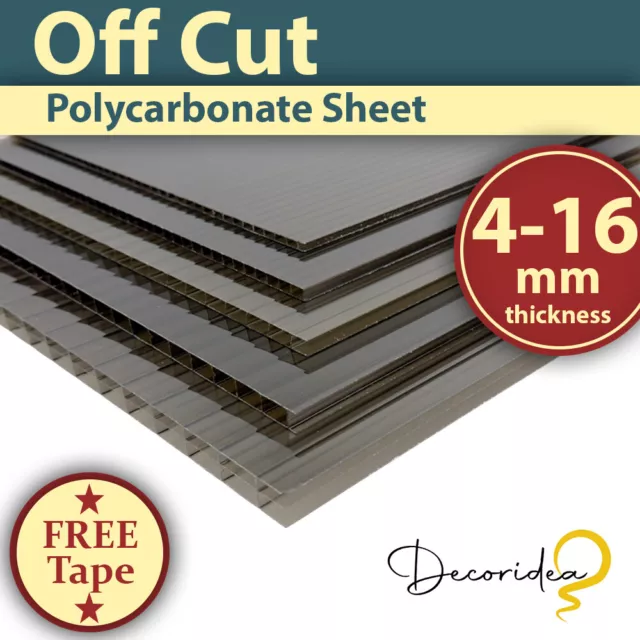 Bronze Polycarbonate Roofing Sheets (Offcut)  !!! Cheapest on the Market !!!