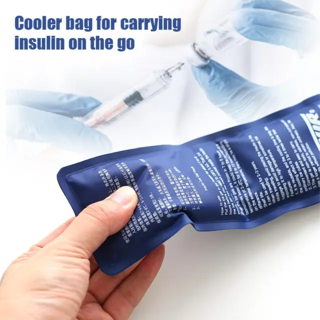 Portable Diabetic Pocket Insulin Cooling Bag Cold Gel Pill Pack Ice F9F5