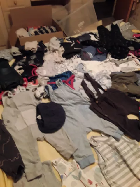 Job Lot Baby Boys Clothes 3-6 Months 111 Items Various Brands