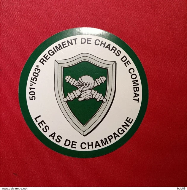 AUTOCOLLANT/ 501503° RÉGIMENT De Chars De Combat EUR 2,00 PicClick DE