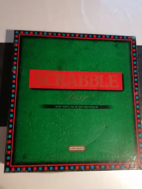 Scrabble Deluxe Français French Turntable Plateau Tournant Selchow 1982  Complet