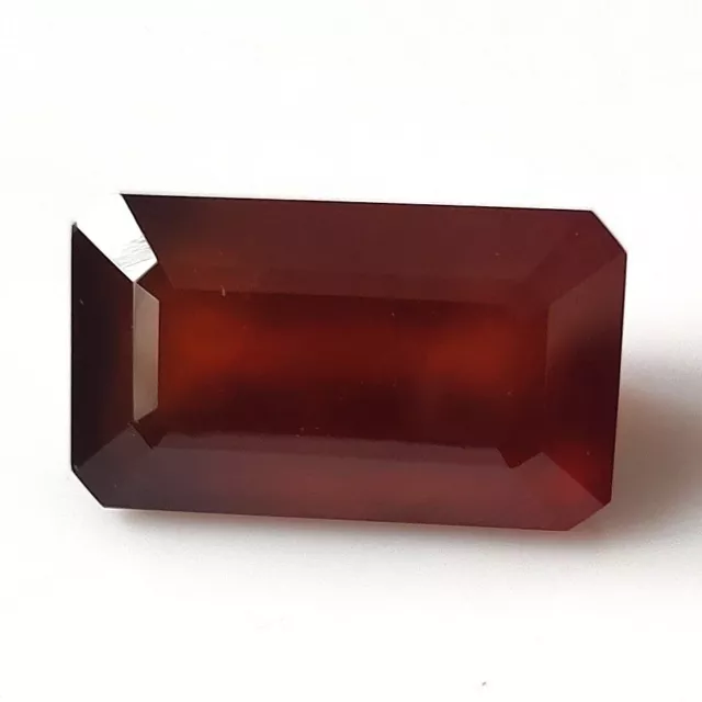 53.50 Cts Huge Size Natural Hessonite Garnet 15.3X26 MM Octagon Faceted Gemstone