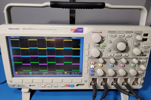 Tektronix MSO3054 Oscilloscope 500MHz + 6 options MINT condition READ!