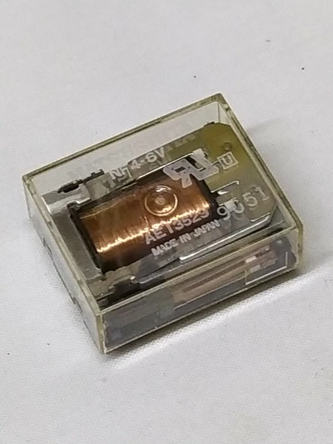 Relais électrique 6V 1RT - Référence TRK3631 CL4/36, 8A/250V, 80 Ohms, Neuf