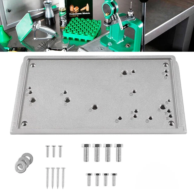 9282 Accessory Base Plate - 3 (Grey) for A Wide Variety of RCBS Presses & Tools