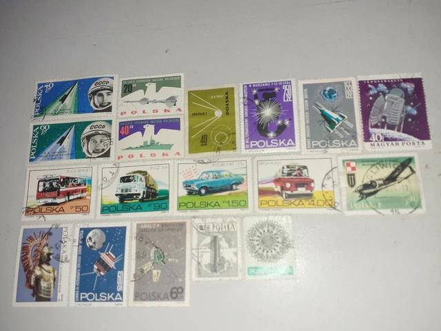 18 Polnische Briefmarken
